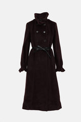 Max Mara Ruffle Wool Coat