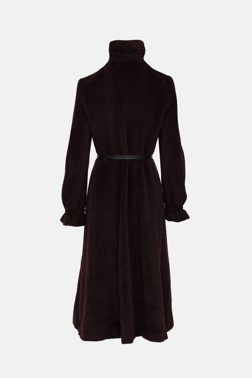 Max Mara Ruffle Wool Coat