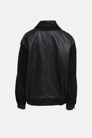 Bally Leather Bomber Jacket