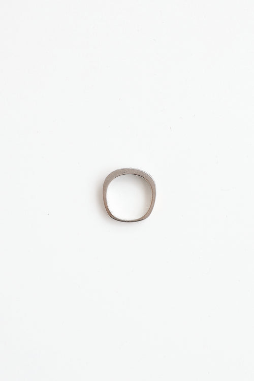 Birks 18K White Gold & Diamond Ring