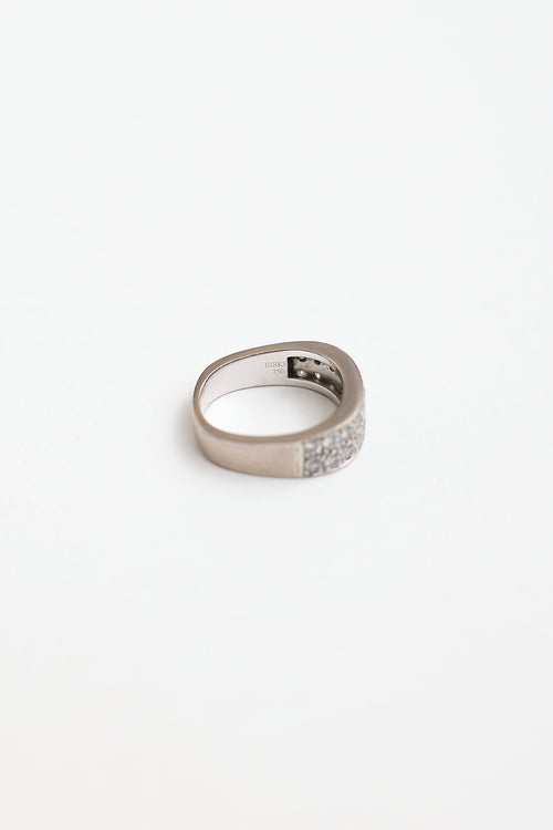 Birks 18K White Gold & Diamond Ring