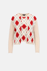 Burberry Argyle Cardigan Two Piece Set