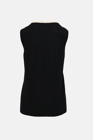 Fendi C. 2000s Panel Knit Top