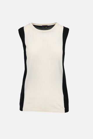 Fendi C. 2000s Panel Knit Top
