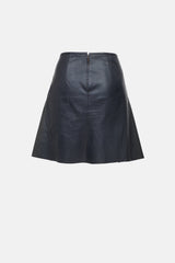 Brunello Cucinelli Leather Skirt