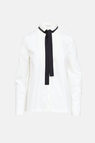 Brunello Cucinelli Bow Tie Shirt