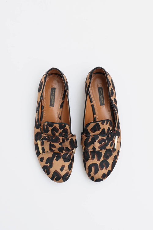 Louis Vuitton Printed Bow Loafer
