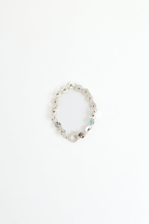 Tiffany & Co. Sterling Silver Circle Link Bracelet