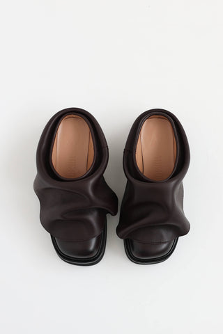 The Attico Mini Robin Sabot Mule