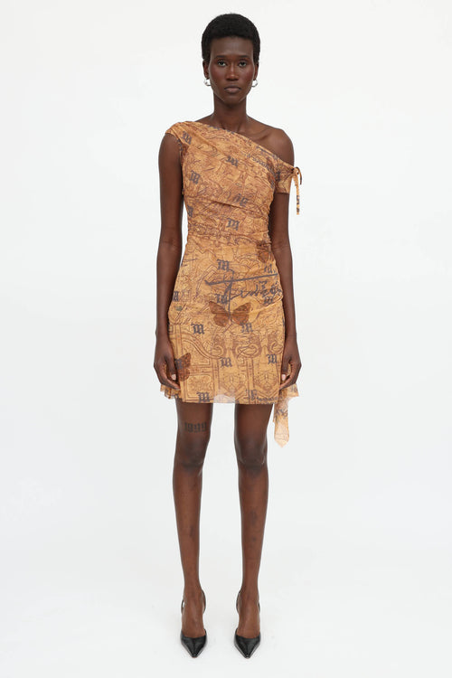 MISBHV Mesh Print Goa Dress