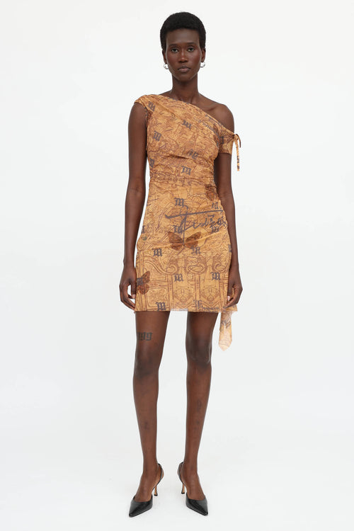 MISBHV Mesh Print Goa Dress