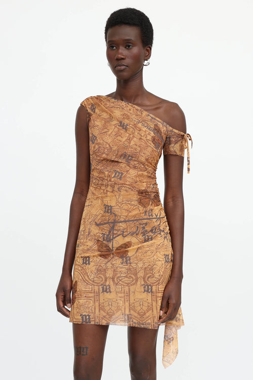 MISBHV Mesh Print Goa Dress