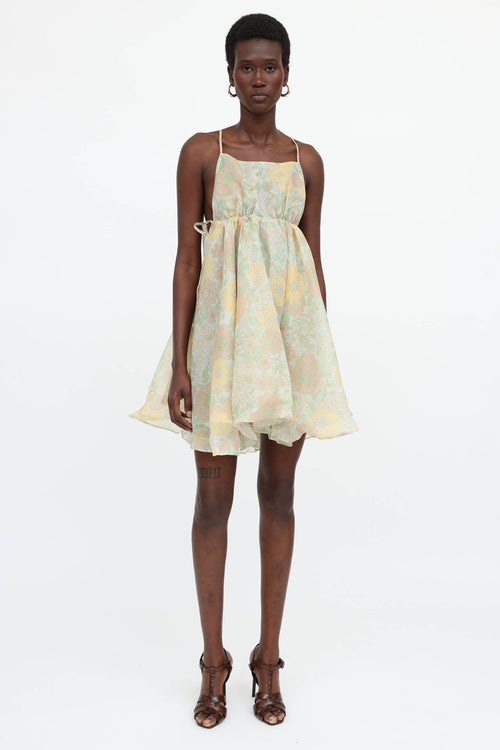 Selkie Floral Apron Dress