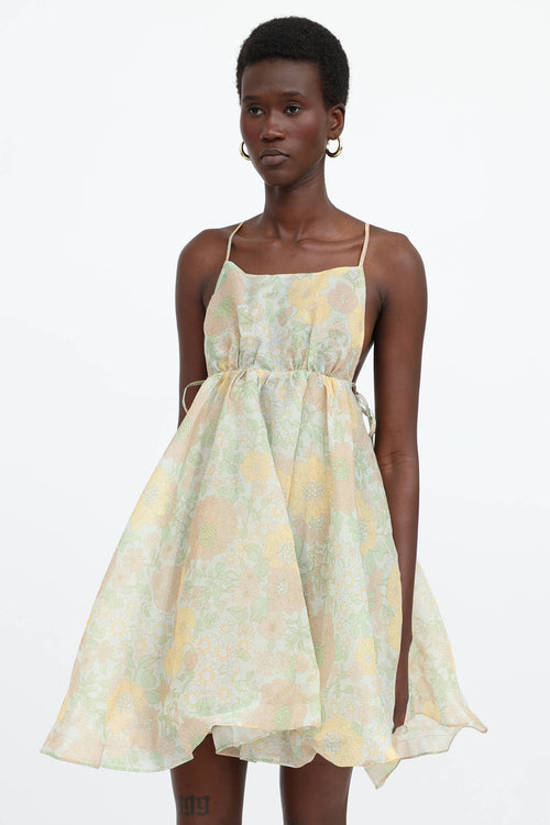 Selkie Floral Apron Dress