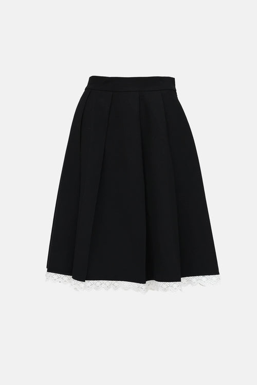 Shushu/Tong Pleated Lace  Skirt