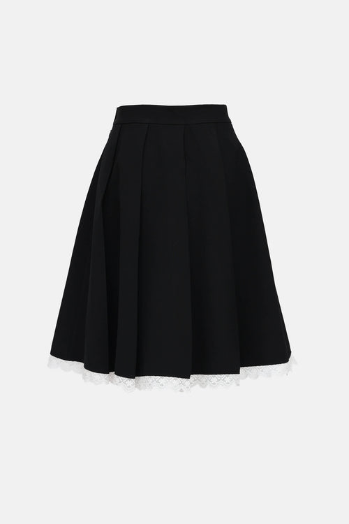 Shushu/Tong Pleated Lace  Skirt