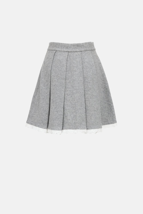 Shushu/Tong Knit Pleated Skirt