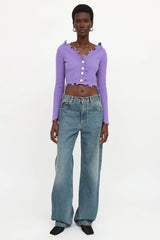 Ann Andelman Destroyed Cardigan