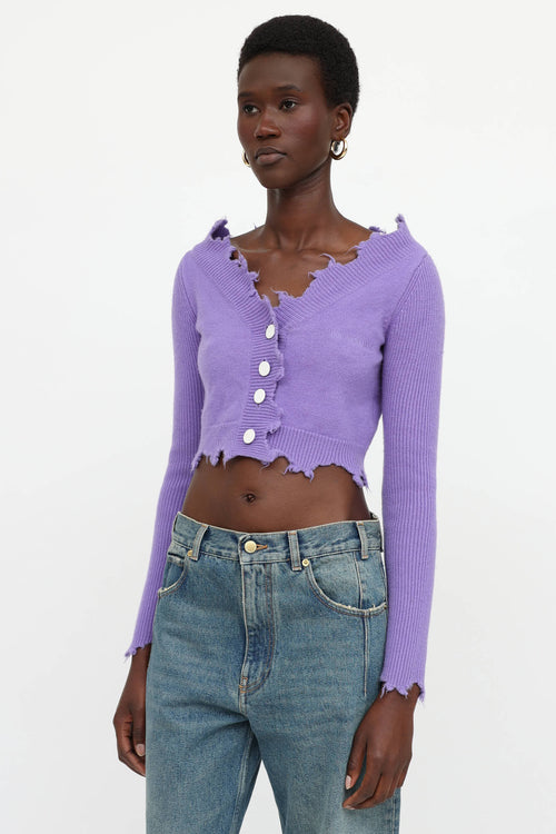 Ann Andelman Destroyed Cardigan