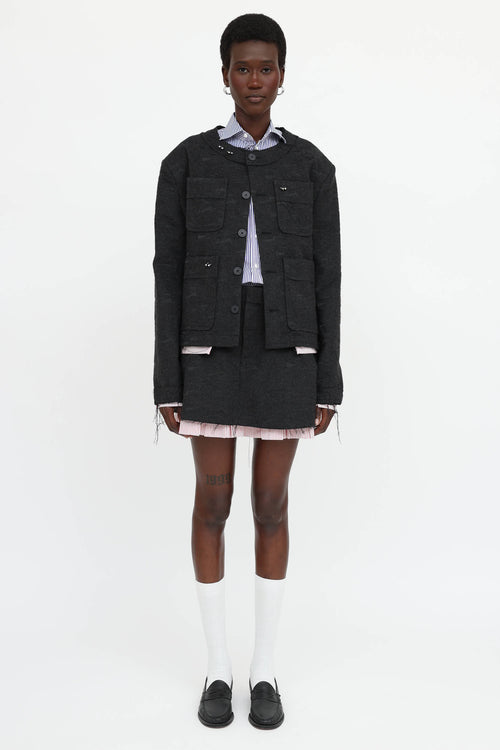 Charles Jeffrey Loverboy Layered Piercing Jacket