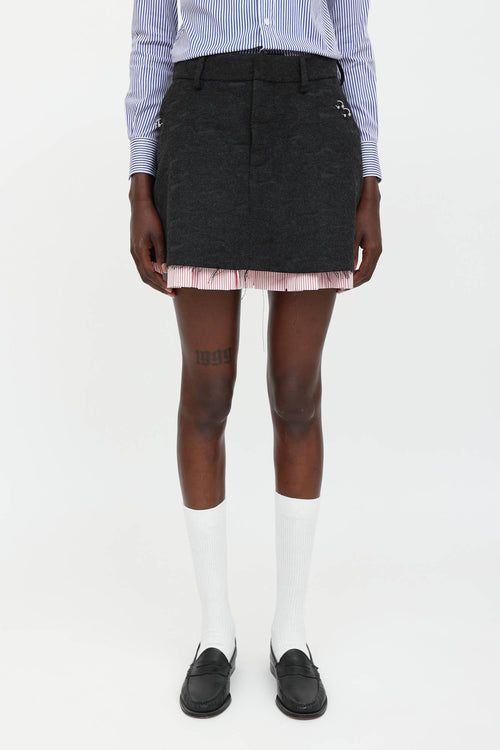 Charles Jeffrey Loverboy Layered Piercing Skirt