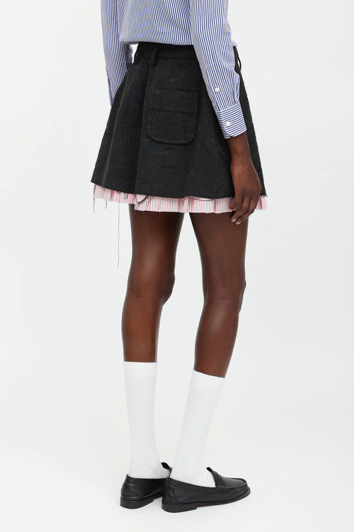 Charles Jeffrey Loverboy Layered Piercing Skirt