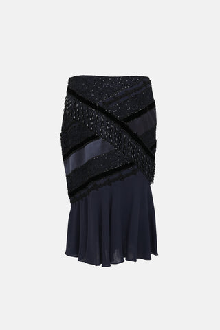 Beaded Midi Skirt