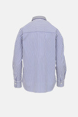 Brunello Cucinelli Striped Monili Collar Shirt