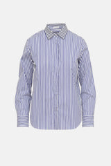 Brunello Cucinelli Striped Monili Collar Shirt