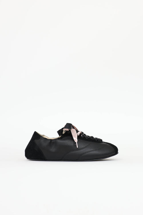 Repetto Silk Ribbon Tennis Sneaker
