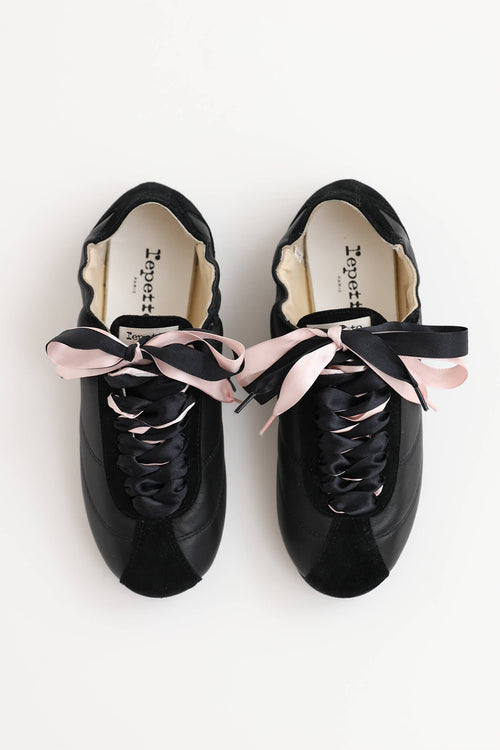 Repetto Silk Ribbon Tennis Sneaker