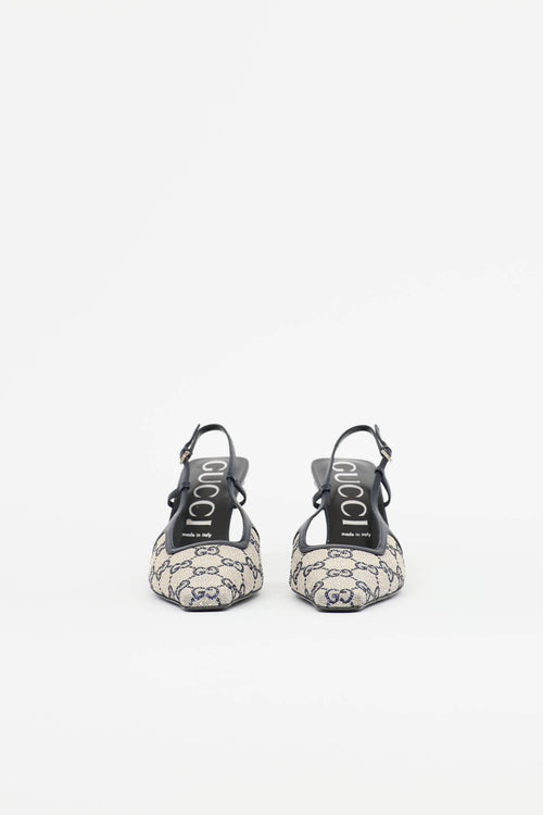 Gucci Crystal Slingback Pump