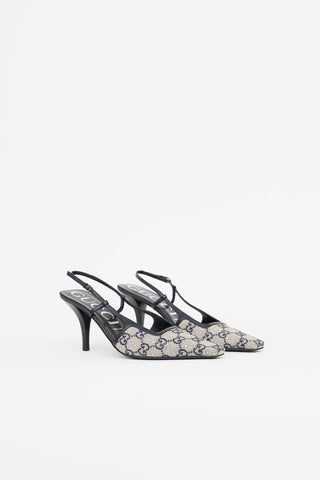 Gucci Crystal Slingback Pump