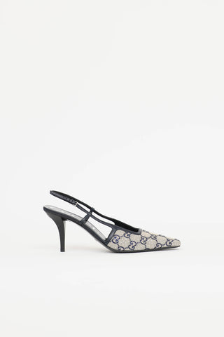 Gucci Crystal Slingback Pump