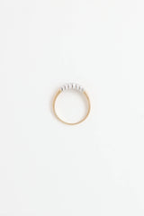 Fine Jewelry 14K Yellow & White Gold Diamond Channel Ring