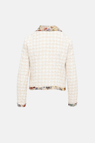 D&G Tweed Floral Blazer