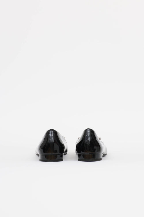 Miu Miu Patent Crystal Flats