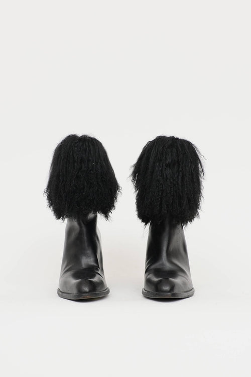 Bally Fur & Leather Boot
