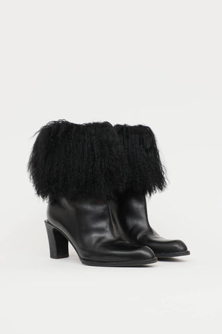 Bally Fur & Leather Boot