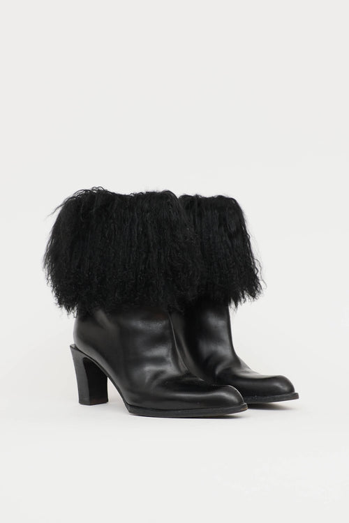 Bally Fur & Leather Boot