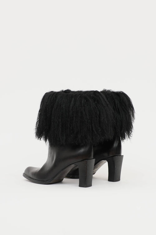 Bally Fur & Leather Boot