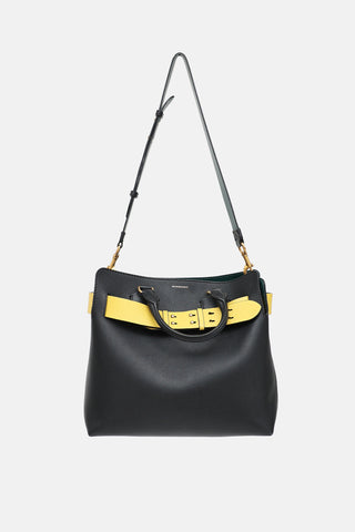 Burberry Leather Belt Tote Bag