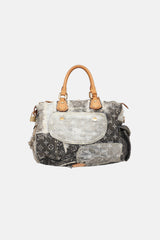 Louis Vuitton 2007 Denim Patchwork Speedy 30 Bag