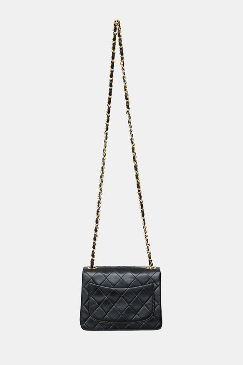 Chanel 1989 Mini Leather Sqaure Flap  Bag