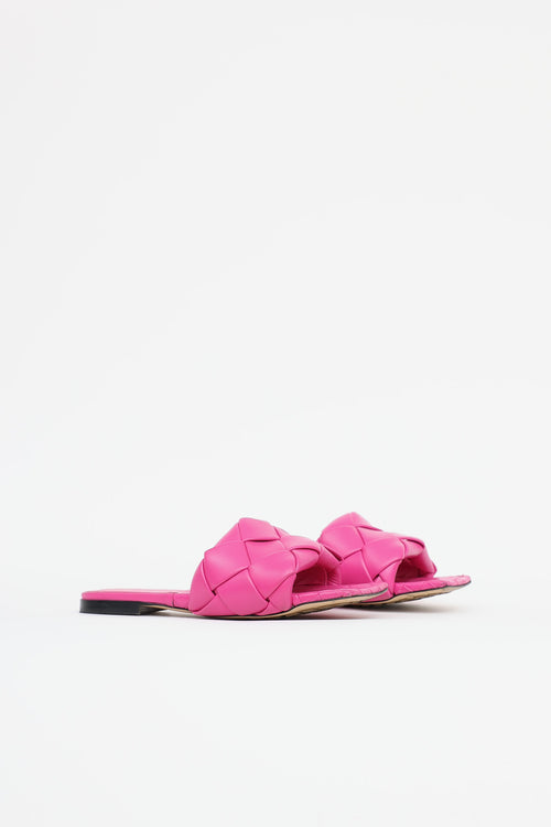 Bottega Veneta Leather Lido Slide