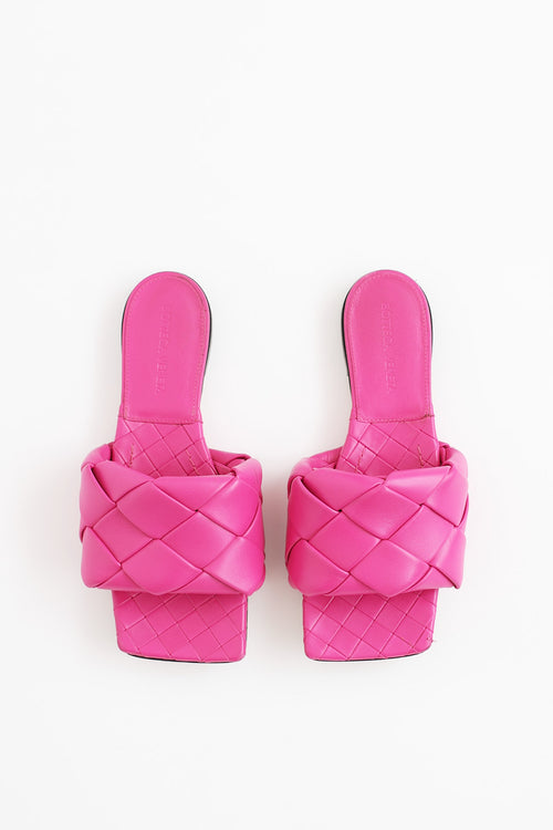 Bottega Veneta Leather Lido Slide