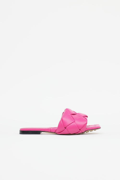 Bottega Veneta Leather Lido Slide
