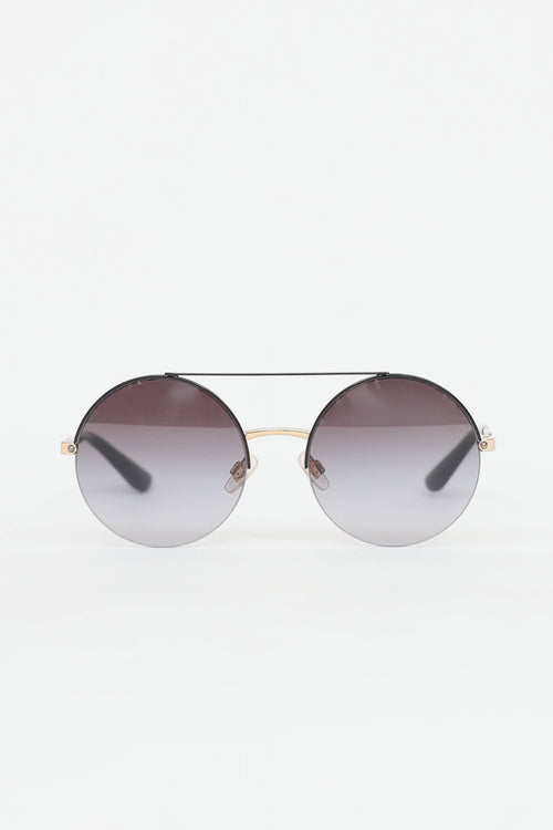 DD2237 Round Aviator Sunglasses