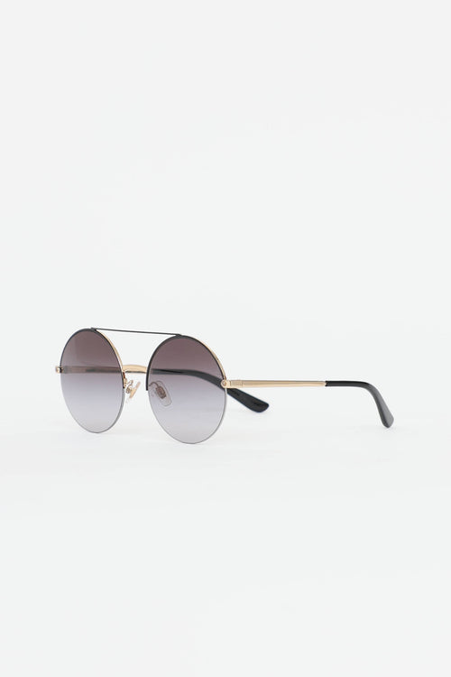 DD2237 Round Aviator Sunglasses