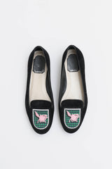 Dior Suede Rose Shield Loafer